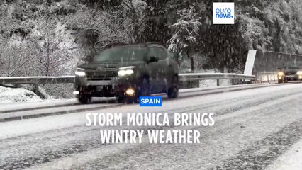 Wintry weather hits south of Spain