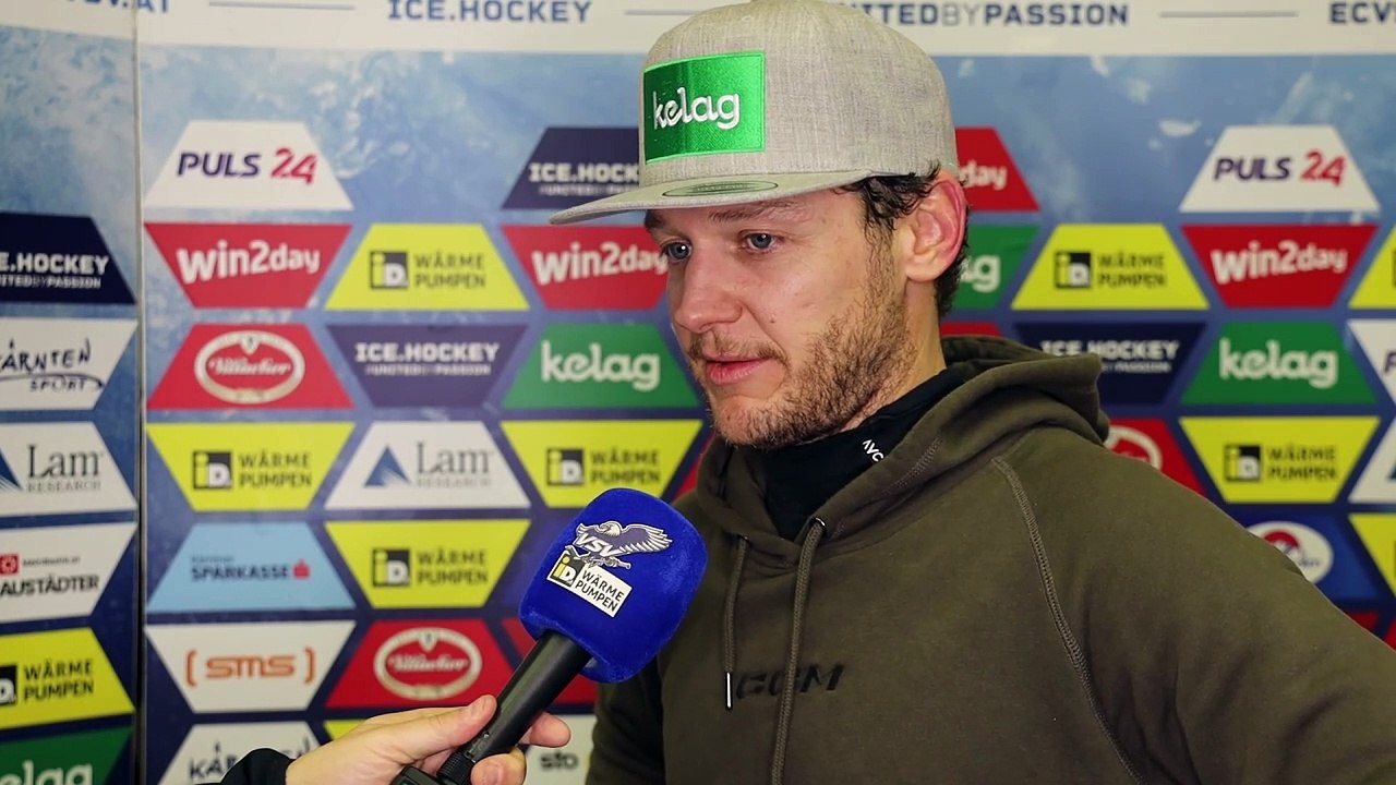 John Hughes (VSV) nach dem Sieg gegen Bozen