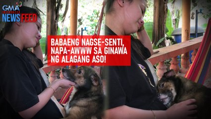 Video herunterladen: Babaeng nagse-senti, napa-awww sa ginawa ng alagang aso! | GMA Integrated Newsfeed