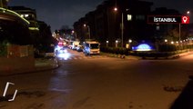 Bakırköy'de alkollü motosikletli taksiye çarparak takla attı