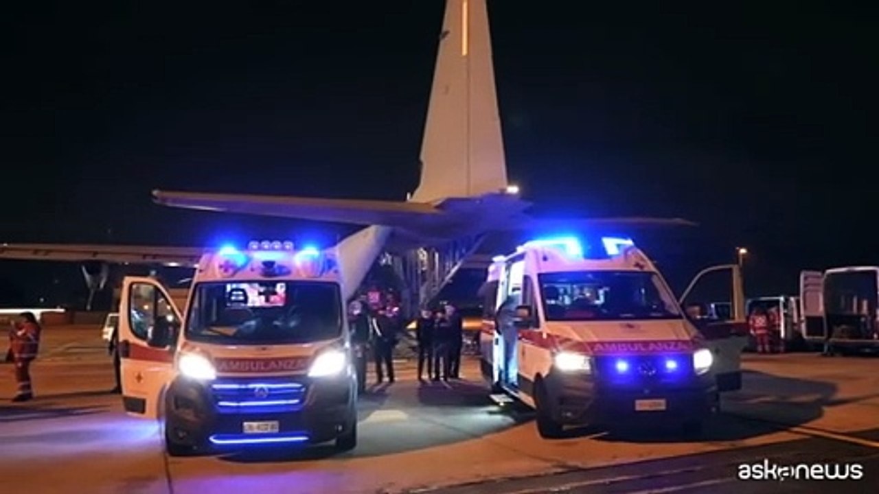 Arrivato in Italia un nuovo gruppo di bambini palestinesi in fuga da Gaza