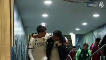Real Madridli futbolcular gol atan Arda Güler'i soyunma odasında tebrik etti