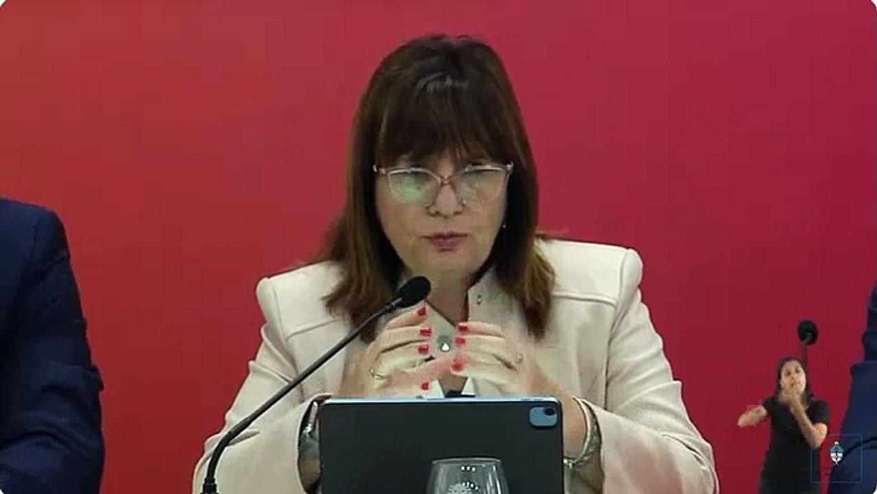 La advertencia de Bullrich a los narcos: "No nos van a doblar los brazos"
