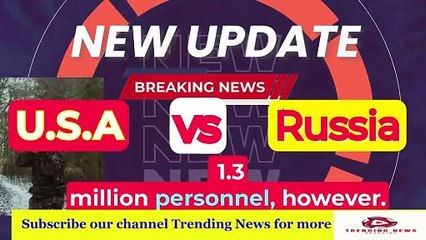 Arms weapons comparison between USA and Russia