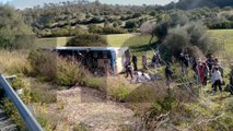 Al menos 24 heridos, siete de ellos graves, en un accidente de autobús durante un viaje del Imserso en Mallorca