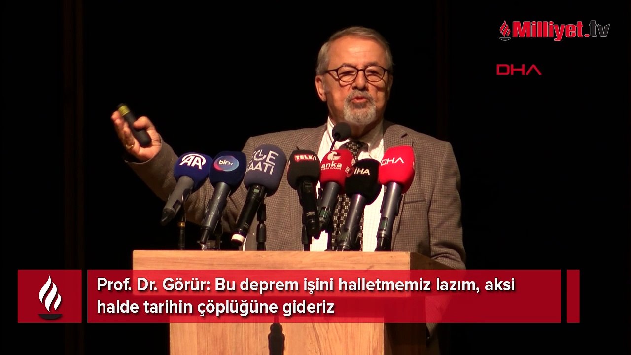 Prof. Dr. Naci Görür bir kente dikkat çekti! ‘Faylar, felç edebilir'