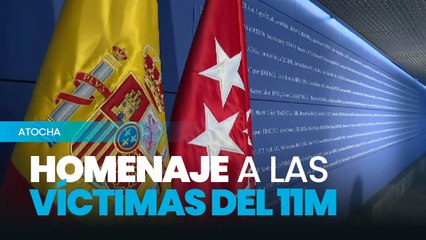 Nuevo espacio en Atocha para homenajear a las víctimas del 11M