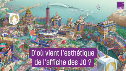 Le "wimmelbilder", le style derrière l'affiche de Paris 2024