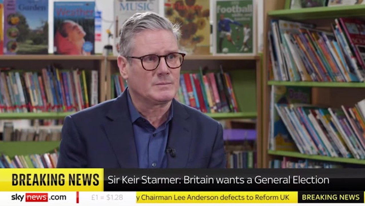 Keir Starmer reacts to Lee Anderson Reform UK move: ‘14 years of failure’