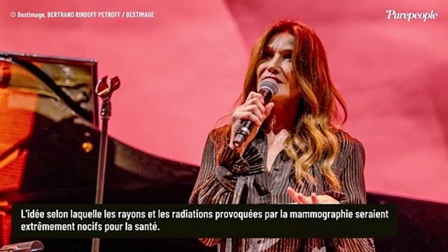 Carla Bruni face au cancer du sein : elle rectifie une légende sur la maladie, une vérité primordiale