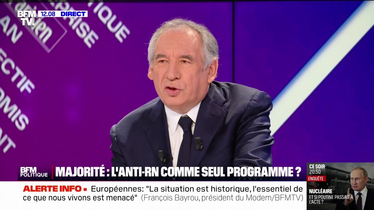 Ukraine: François Bayrou affirme que "ce qu'il se passe en Ukraine