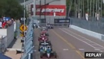 Indy Pro 2000 St Petersburg Race 1 Sikes Morales Huge Crash Red Flag