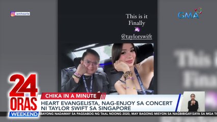 Heart sa Eras Tour | SosBolz' missing cat | Cha Eun Woo behind-the-scenes | 24 Oras Weekend