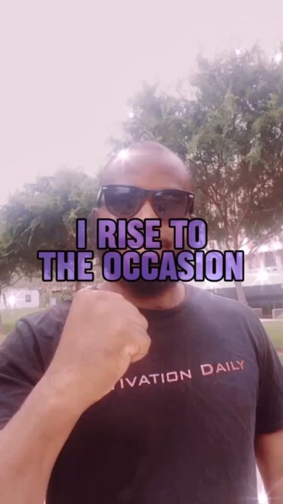 I Rise #dayodman #motivation #eeyayyahh #motivationalspeaker #positivity