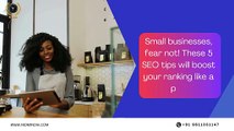 Feeling lost in the local search jungle Small businesses, fear not! These 5 SEO tips will boost your ranking like a pro. (5)