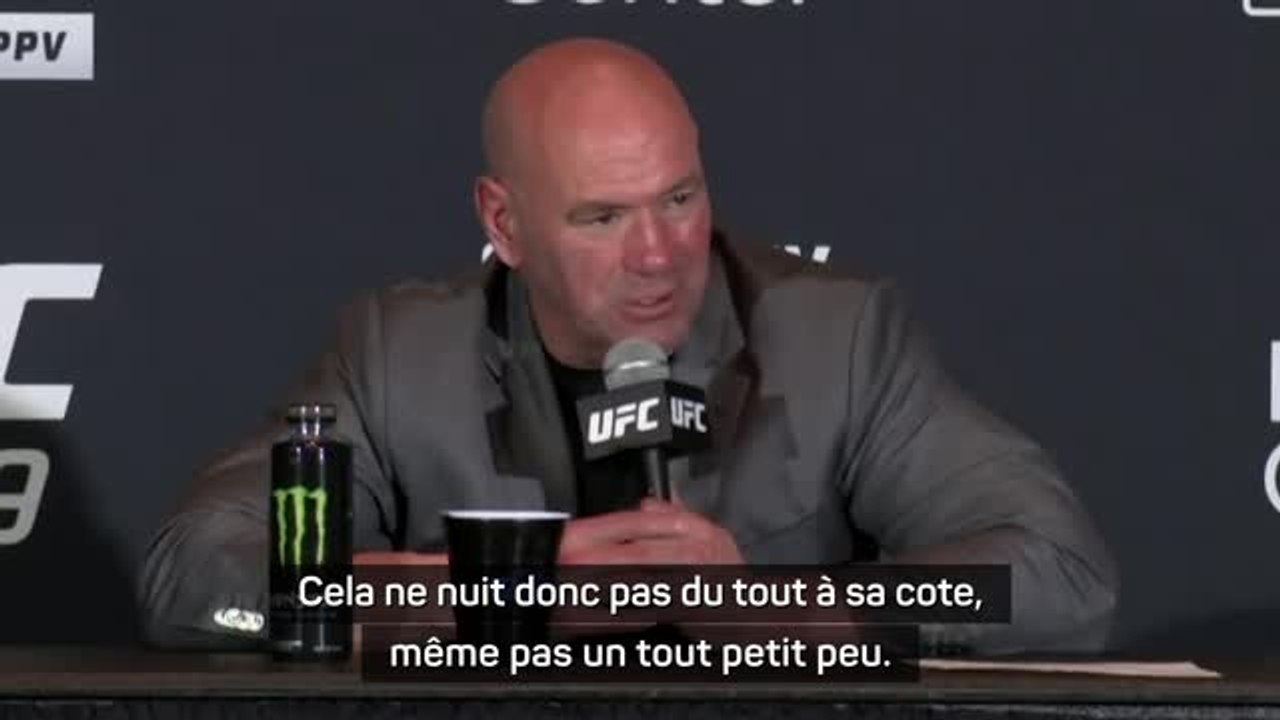 UFC 299 - White : "Saint Denis est l'un des meilleurs au monde, il en tirera des leçons"