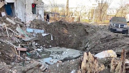 شاهد: إصابات بقصف روسي على خيرسون