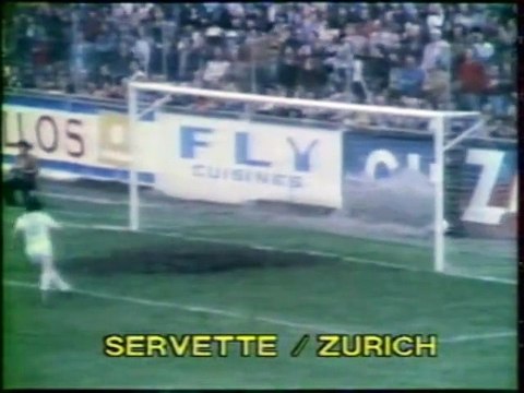 SERVETTE.GENEVE - FC.ZURICK - 1977 - SAISON 1976/1977 -