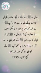 Daily Hadees | Hadees Sharif | Sahih Bukhari 2755 || Daily Blink #shorts #hadees #hadith