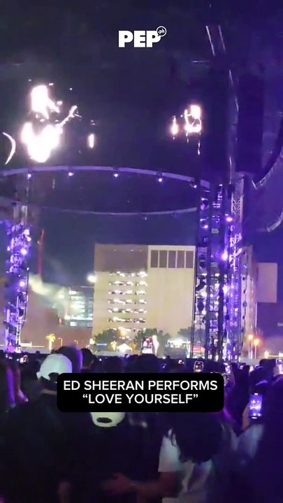 Ed Sheeran performs "Love Yourself" | PEP Jams