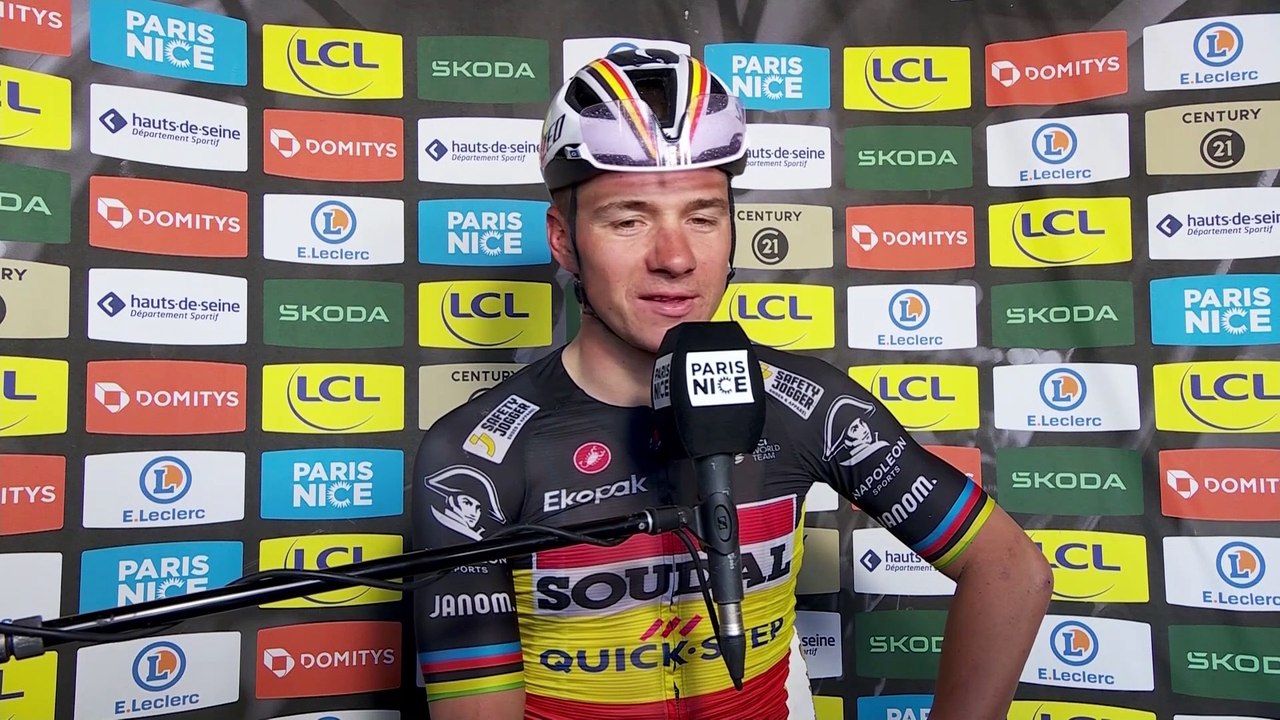 Paris-Nice 2024 - Remco Evenepoel : "Un seul coureur a réussi à me suivre aujourd’hui... Jorgenson mérite de gagner"