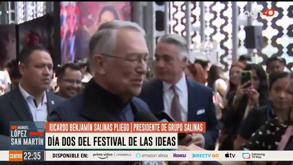 Ricardo salinas convivió con los jóvenes en el Festival de las Ideas