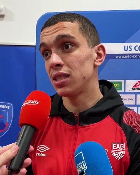 US Concarneau - EAG (2-3) : la réaction d'après-match d'Amine El Ouazzani
