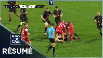 PRO D2 Saison 2023-2024 J23 - Résumé Rouen Normandie Rugby - Stade Aurillacois