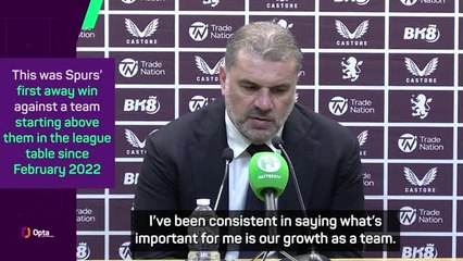 Villa win 'a positive step forward' - Postecoglou