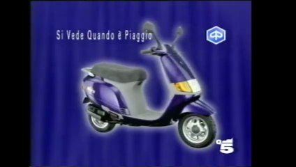 Pubblicità/Bumper anno 1994 Canale 5 - Scooter Sfera Piaggio
