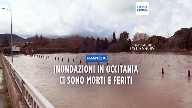 Maltempo in Francia: almeno 3 morti in Occitania e 4 dispersi a causa delle inondazioni
