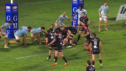 TOP 14 - Essai de Joshua BRENNAN (ST) - USA Perpignan - Stade Toulousain