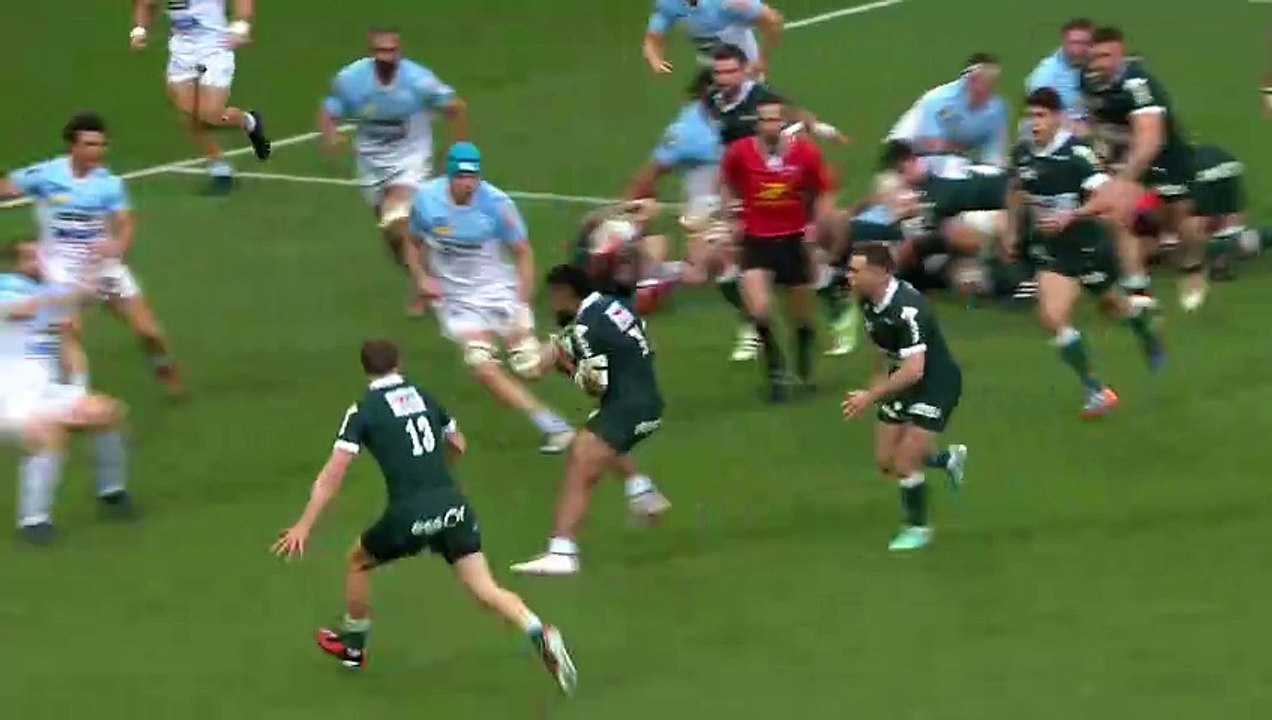 TOP 14 - Essai de Samuel EZEALA (SP) - Section Paloise - Aviron Bayonnais