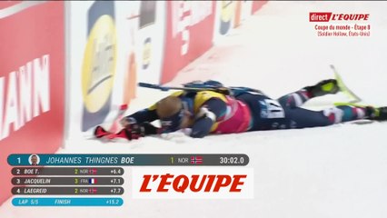 J. Boe s'impose dans la poursuite de Soldier Hollow, Jacquelin 3e - Bathlon - CM (H)