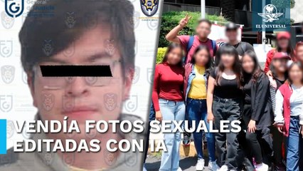 Exalumno del IPN que editaba fotos con IA de alumnas para venderlas, es vinculado a proceso