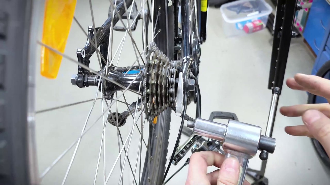 How to fix bike chain skipping. Shimano Altus rear derailleur adjustment.