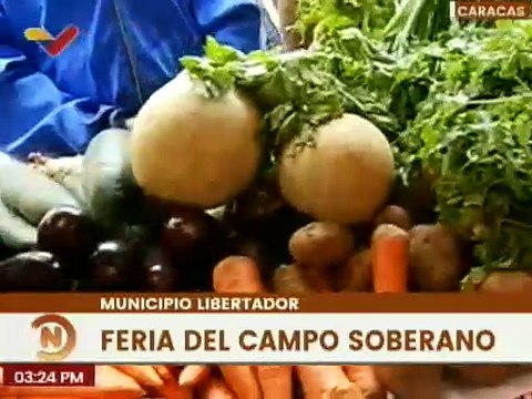 Habitantes del mcpio. Libertador de Caracas fueron beneficiados con Feria del Campo Soberano