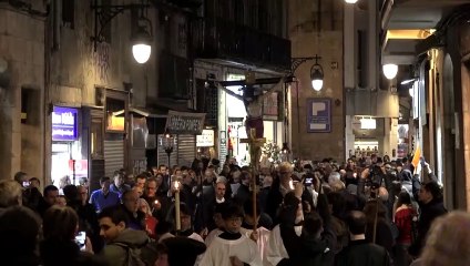 En Barcelona, católicos rezan por la lluvia para luchar contra la sequía