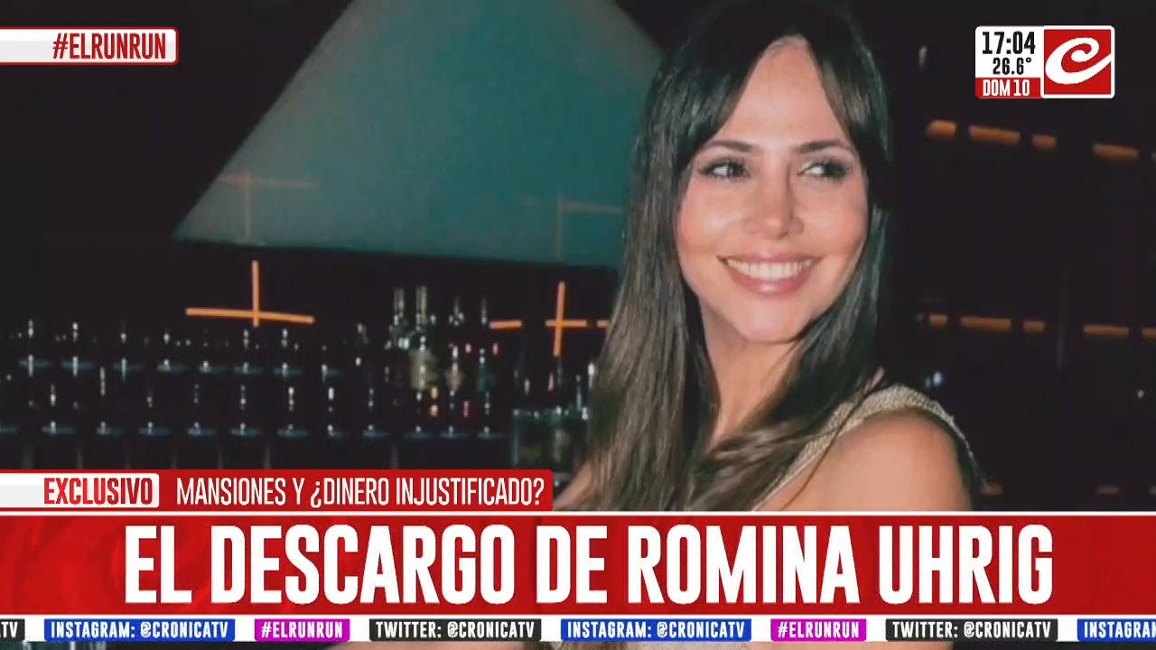 Romina Uhrig de "Gran Hermano" habló sobre la investigando sobre lavado de dinero  por el cual está siendo acusada