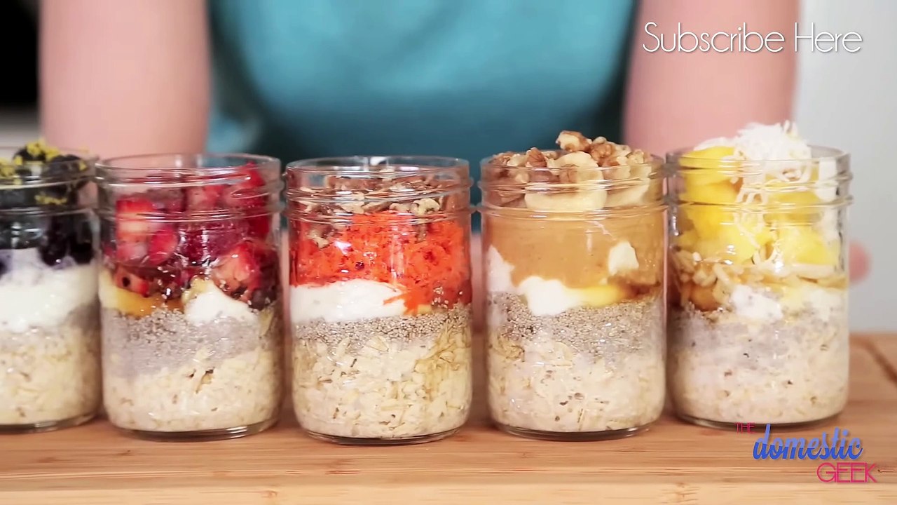 Overnight Oatmeal - 5 Delicious Ways!