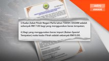 Zakat Fitrah: Perlis tetapkan RM7 dan RM10