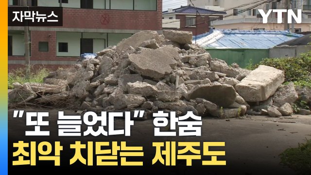 [자막뉴스] 최악 치닫는 제주도... 또 늘었다 한숨만 / YTN