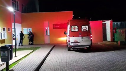 Motorista envolvida em acidente é avaliada pelo Samu na Delegacia