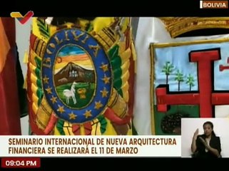 Vcpta. Delcy Rodríguez arriba a Bolivia para participar en Seminario de Arquitectura Financiera