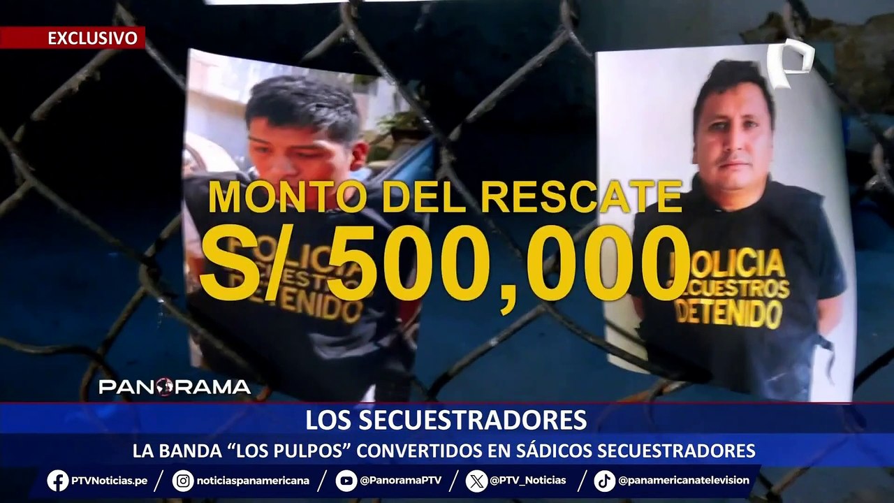 ¡Exclusivo! Los torturadores: banda “Los Pulpos” convertidos en sádicos secuestradores