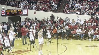 Trey Galloway Senior Day Speech After Indiana's 65-64 Win Over Michigan State
