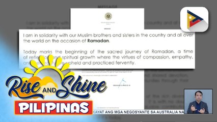 PBBM, nakiisa sa pagsisimula ng Ramadan