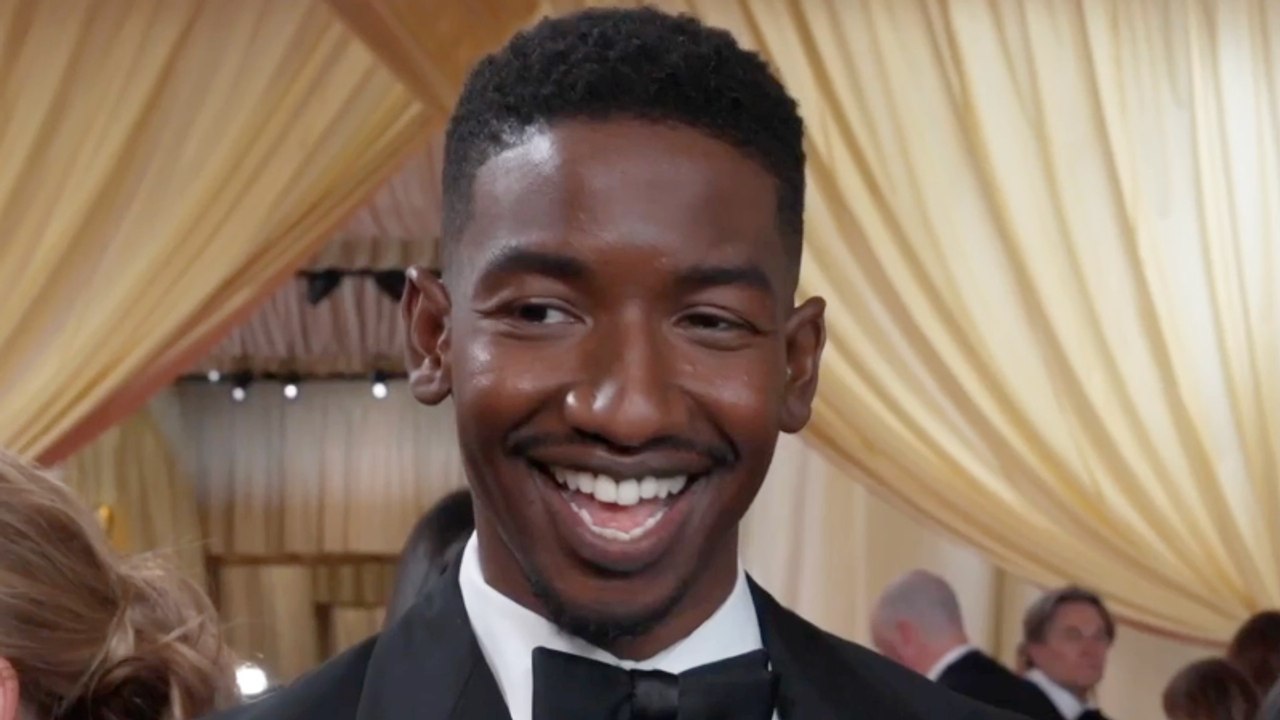 Mamoudou Athie Talks Representing 'Elemental' & 'The Boy and the Heron' at the Oscars | THR Video