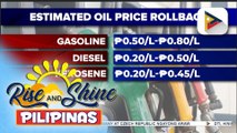 Oil price rollback, inaasahan ngayong linggo