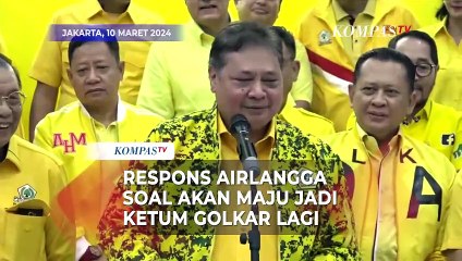 Respons Singkat Airlangga Ditanya Soal Kemungkinan Maju Lagi Jadi Ketum Golkar